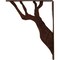 Ekena Millwork Damon Wrought Iron Bracket, (Single center brace), Antiqued Copper 1 1/2"W x 10"D x 12"H BKTM01X10X12SDAACO - alternate 4